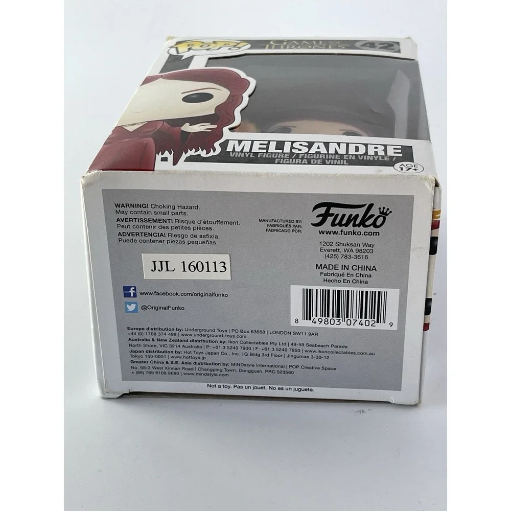 Funko Pop!  Game of Thrones  Melisandre #42‎